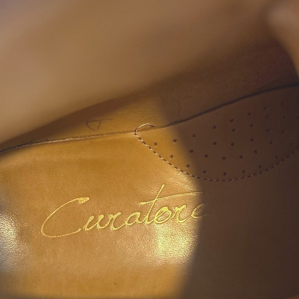 CURATORE Savona Leather Boot In Brown Classic Old Money Leather Boot SZ 10.5 - Picture 9 of 9